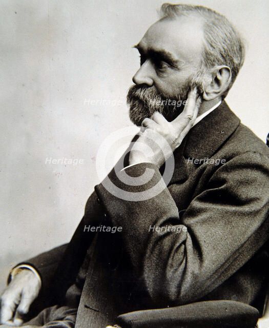 Alfred Nobel (1833-1896), Swedish chemist.