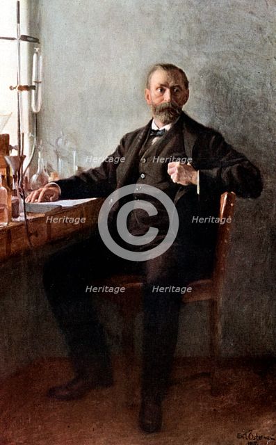 Alfred Nobel, Swedish chemist and inventor. Creator: Unknown.