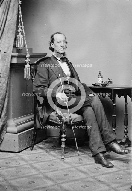 Alfred Osborn Pope Nicholson of Tennessee, between 1855 and 1865. Creator: Unknown.
