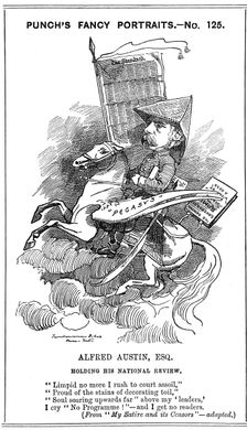 Alfred Austin (1835-1913), British poet, 1883. Artist: Edward Linley Sambourne
