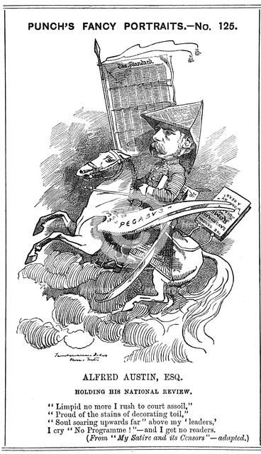 Alfred Austin (1835-1913), British poet, 1883. Artist: Edward Linley Sambourne