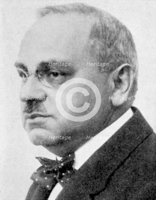 Alfred Adler  (1870-1937) Austrian psychiatrist. Artist: Unknown