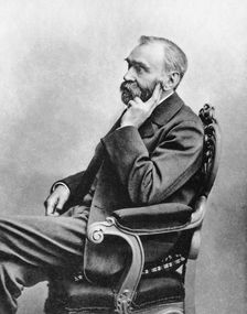 Alfred Berhard Nobel, c1880s. Creator: Unknown