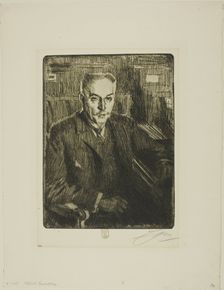 Alfred Beurdeley, 1906 or 1907. Creator: Anders Leonard Zorn