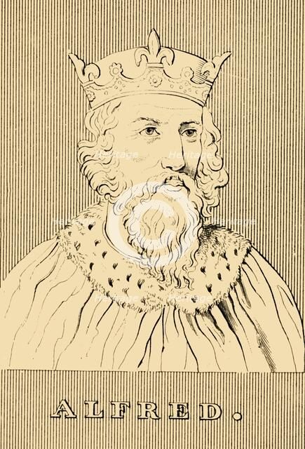 'Alfred',  (c847-899), 1830. Creator: Unknown.
