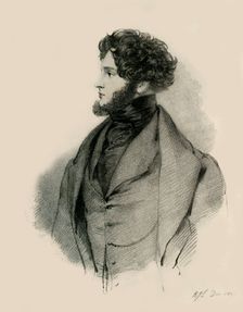 Alfred, Count d'Orsay, 1833. Creator: Richard James Lane