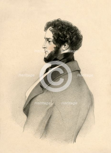 'Alfred D'Orsay', 1833. Creator: Richard James Lane.