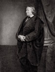 Alfred de Vigny, French poet, playwright and novelist, 1862