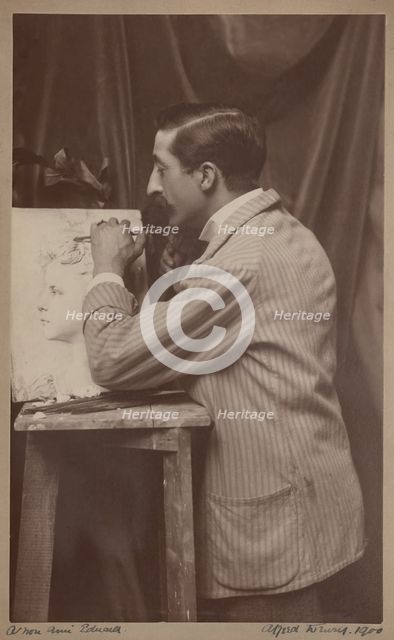 Alfred Drury, 1890s. Creator: Unknown.