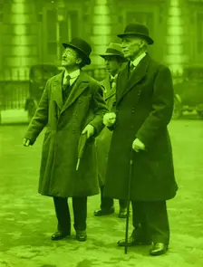 Alfred Drury RA and Sir William Llewellyn PRA, 1931. Creator: Unknown