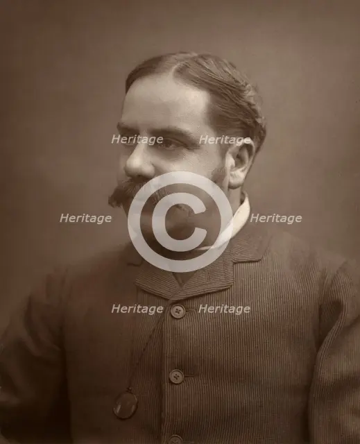 Alfred E Watson, British theatre critic, 1886. Artist: Barraud