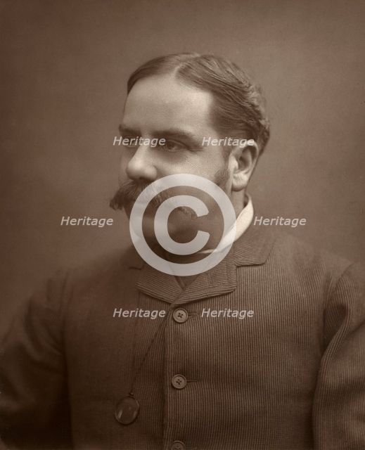 Alfred E Watson, British theatre critic, 1886. Artist: Barraud