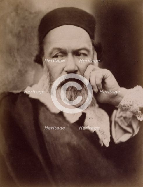 Alfred Elmore R.A. (1815-1881), c1860s. Creator: David Wilkie Wynfield.