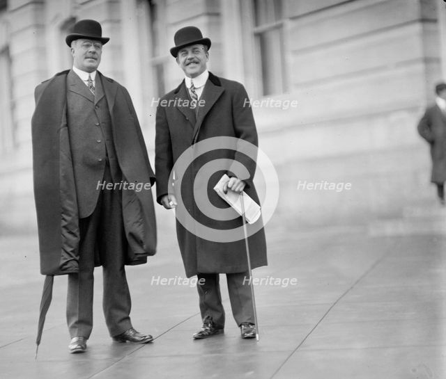 Alfred Gaither Allen, Rep. from Ohio, with Rep. Nick Longworth, 1912. Creator: Harris & Ewing.