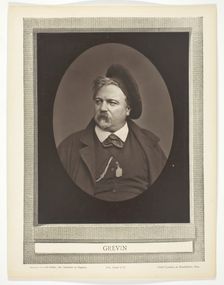 Alfred Grévin (French caricaturist and costume designer, 1827-1892), 1875/77. Creator: Chambey