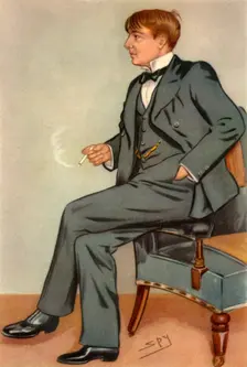 Alfred Harmsworth, 1895, (1945). Creator: Sir Leslie Matthew Ward