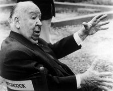 Alfred Hitchcock, British-born American film director, c1950-c1969(?)