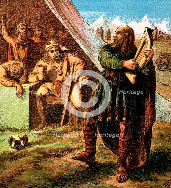 'Alfred In The Danish Camp', (c1850). Artist: Unknown