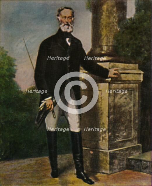 'Alfred Krupp 1812-1887. - Gemälde von Grün', 1934. Creator: Unknown.