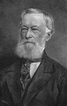 Alfred Krupp, German industrialist and armaments manufacturer, 1886. Creator: Unknown