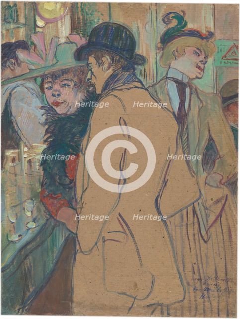 Alfred la Guigne, 1894. Creator: Henri de Toulouse-Lautrec.