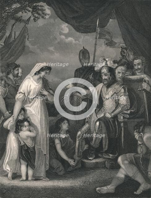 'Alfred Liberating the Family of Hastings.' Creator: Singleton.