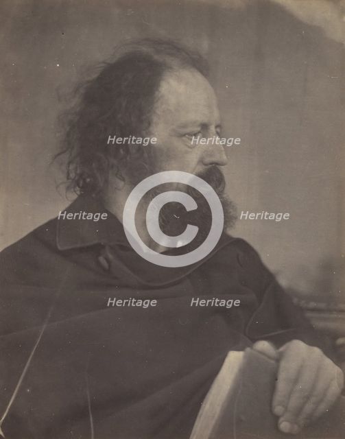 Alfred, Lord Tennyson, 1865. Creator: Julia Margaret Cameron.