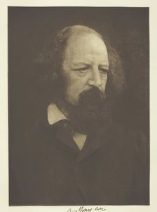 Alfred, Lord Tennyson, 1866, printed c. 1893. Creator: Julia Margaret Cameron