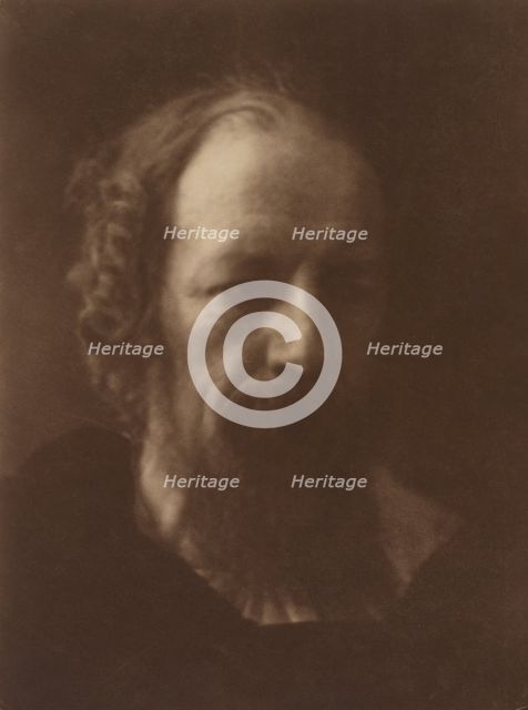 Alfred, Lord Tennyson, 1867, printed 1905. Creator: Julia Margaret Cameron.