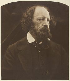 Alfred, Lord Tennyson, 1869, printed 1875. Creator: Julia Margaret Cameron