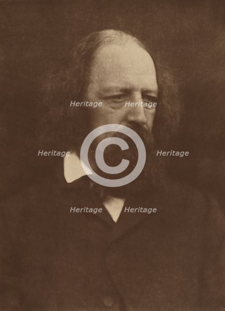 Alfred, Lord Tennyson, 1869, printed 1905. Creator: Julia Margaret Cameron.