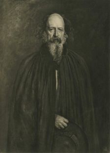 Alfred Lord Tennyson 1881, (1908). Creator: Emery Walker