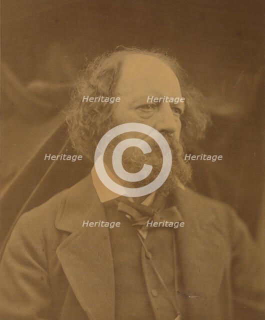 Alfred, Lord Tennyson, ca. 1865. Creator: Julia Margaret Cameron.