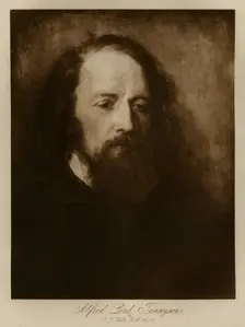 Alfred Lord Tennyson by G. F. Watts, R.A., 1859. Creator: Henry Herschel Hay Cameron