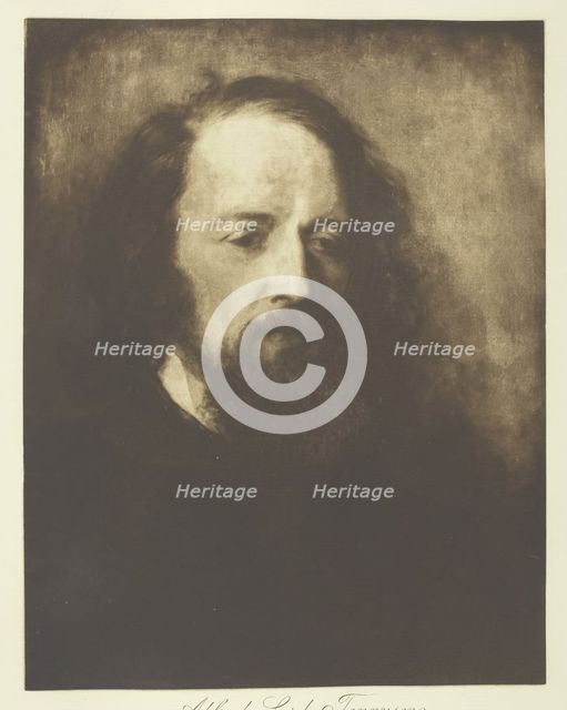 Alfred, Lord Tennyson, c. 1893. Creator: Henry Herschel Hay Cameron.
