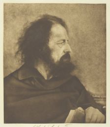 Alfred, Lord Tennyson (Dirty Monk), 1865, printed c. 1893. Creator: Julia Margaret Cameron