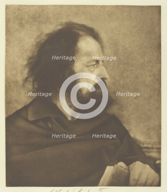 Alfred, Lord Tennyson (Dirty Monk), 1865, printed c. 1893. Creator: Julia Margaret Cameron.