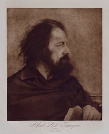 Alfred, Lord Tennyson (from life), 1865. Creator: Julia Margaret Cameron