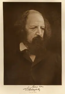 Alfred, Lord Tennyson (from life), 1866. Creator: Julia Margaret Cameron