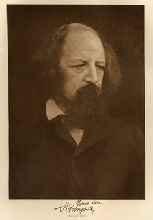 Alfred, Lord Tennyson (from life), 1866. Creator: Julia Margaret Cameron