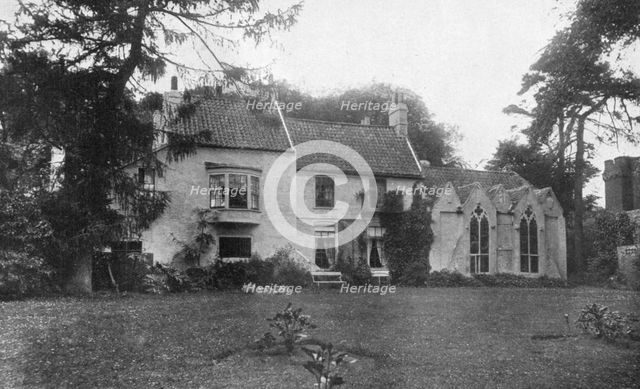 Alfred Lord Tennyson's birthplace, Somersby, Lincolnshire, 1924-1926.Artist: Valentine & Sons