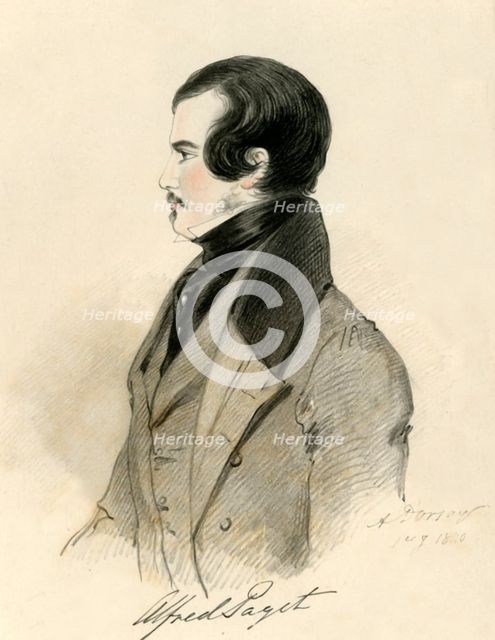 'Alfred Paget', 1840. Creator: Richard James Lane.