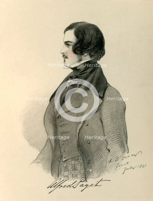 'Alfred Paget', 1841. Creator: Richard James Lane.