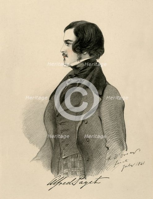 'Alfred Paget', 1841. Creator: Richard James Lane.