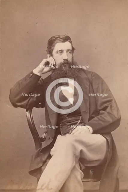 Alfred Pizzey Newton, 1860s. Creator: John & Charles Watkins.