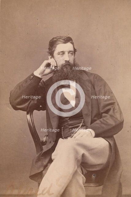 Alfred Pizzey Newton, 1860s. Creator: John & Charles Watkins.