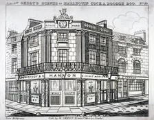 Alfred's Head Inn, corner of Newington Causeway and London Road, Southwark, London, c1830. Artist: Anon