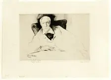 Alfred Stevens, 1900. Creator: Edgar Chahine