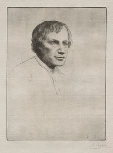 Alfred Stevens. Creator: Alphonse Legros (French, 1837-1911)