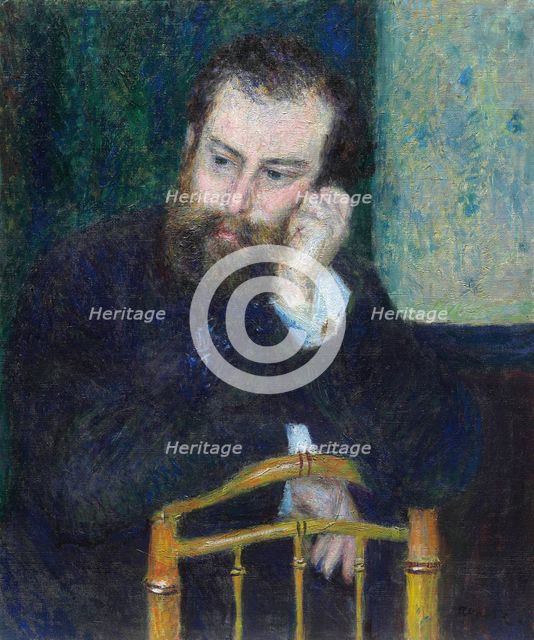 Alfred Sisley, 1876. Creator: Pierre-Auguste Renoir.